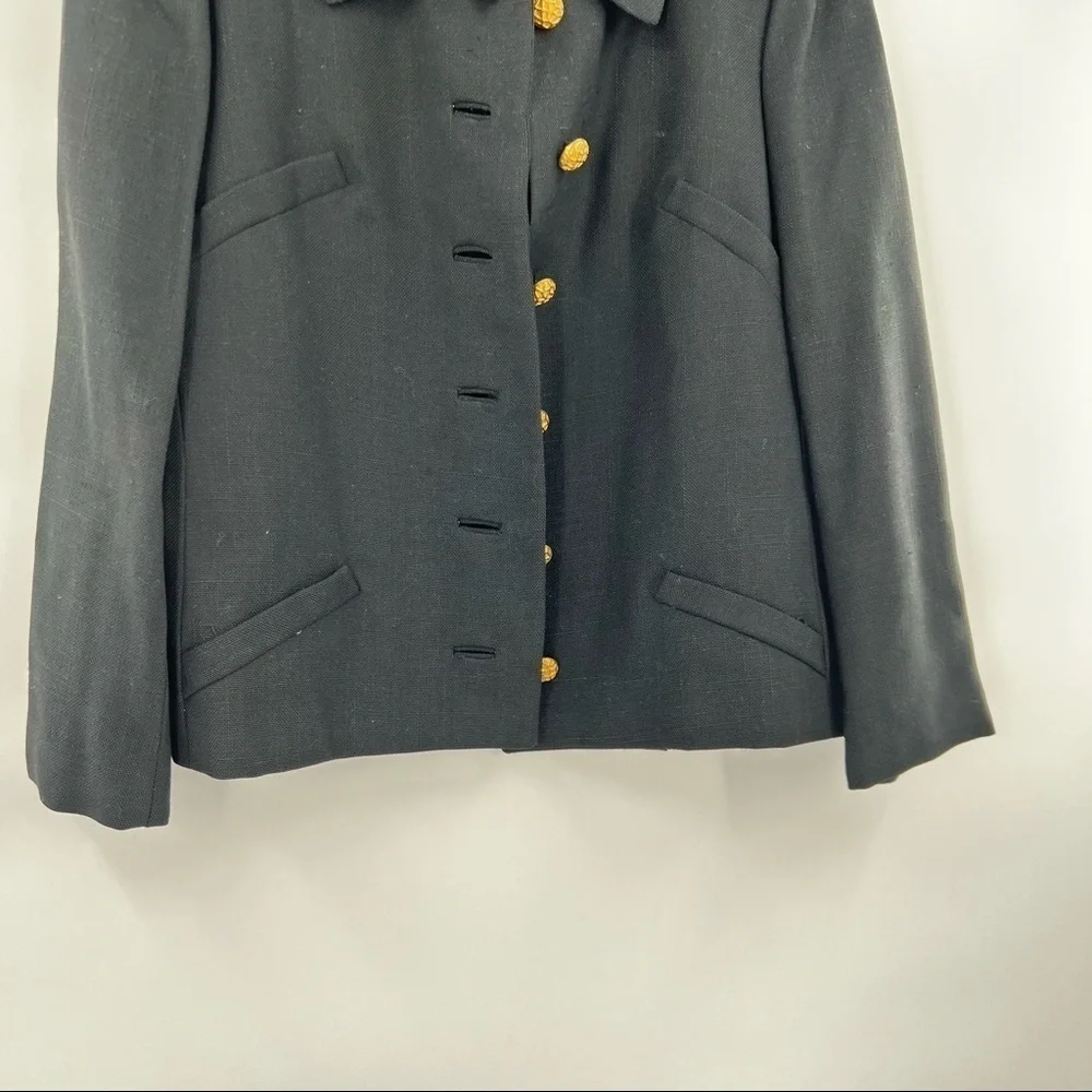 Jack Feist linen blend jacket blazer size 8